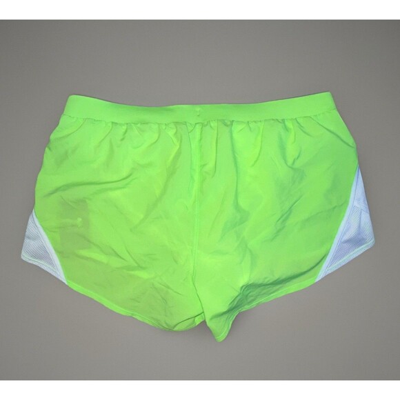 Under Armour UA Fly By 2.0 Neon Lime Green Track Run Shorts Lined Size XL NWT - Picture 8 of 8